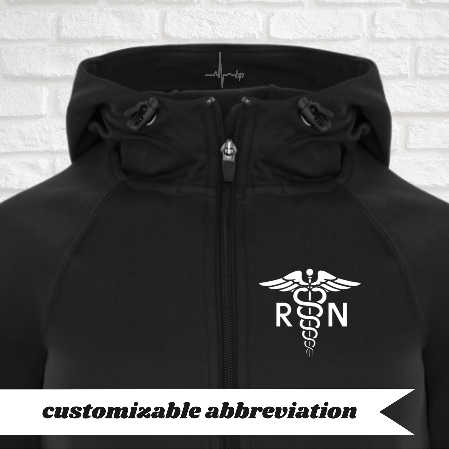 simple caduceus (two letters) jacket