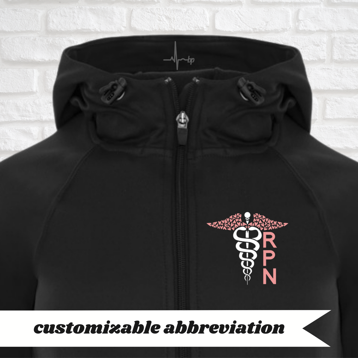 caduceus of hearts (three letters) jacket