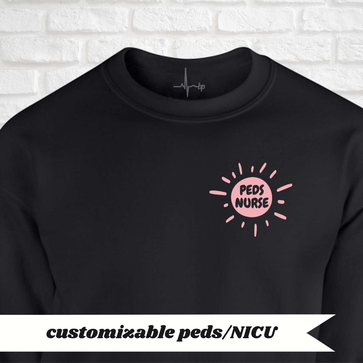 sunny nurse crewneck
