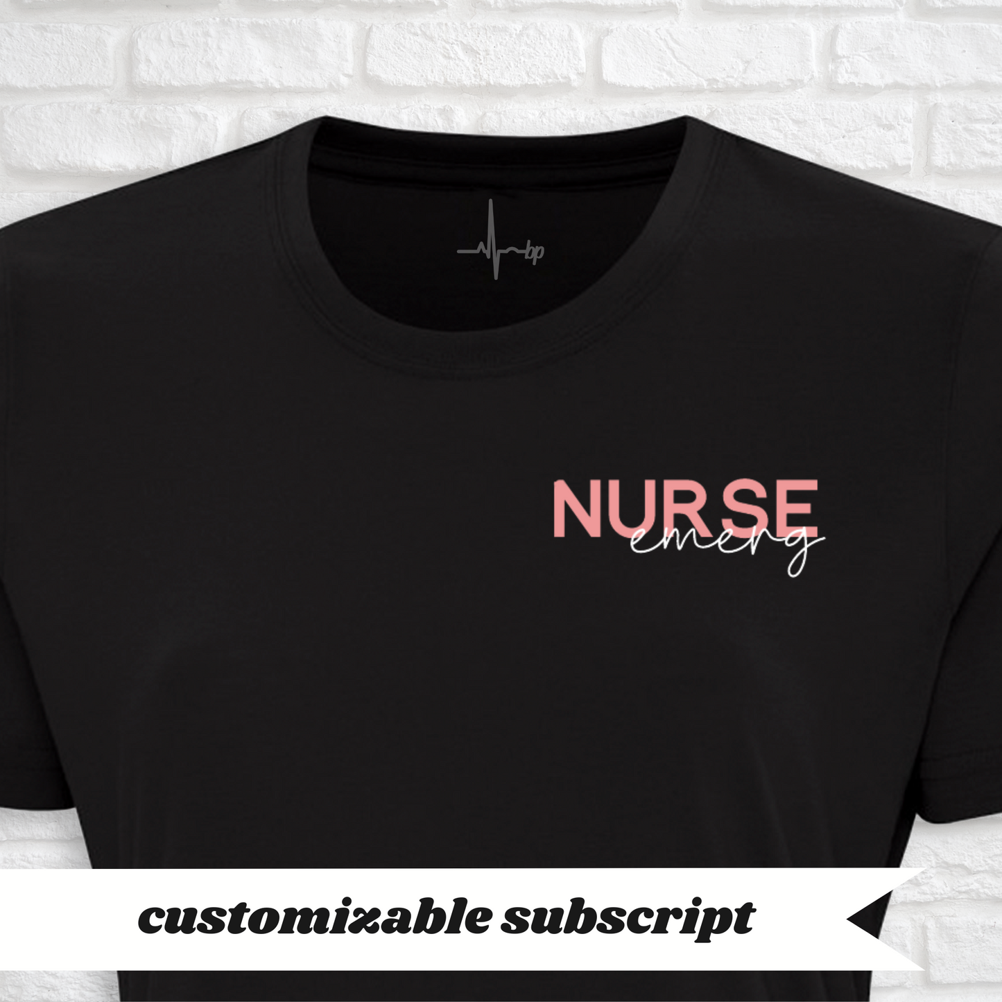 bold creds nurse tee