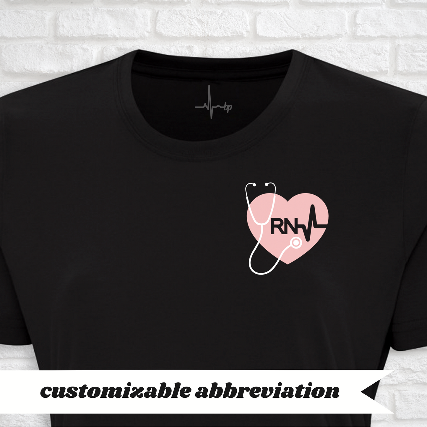 heart stetho tee