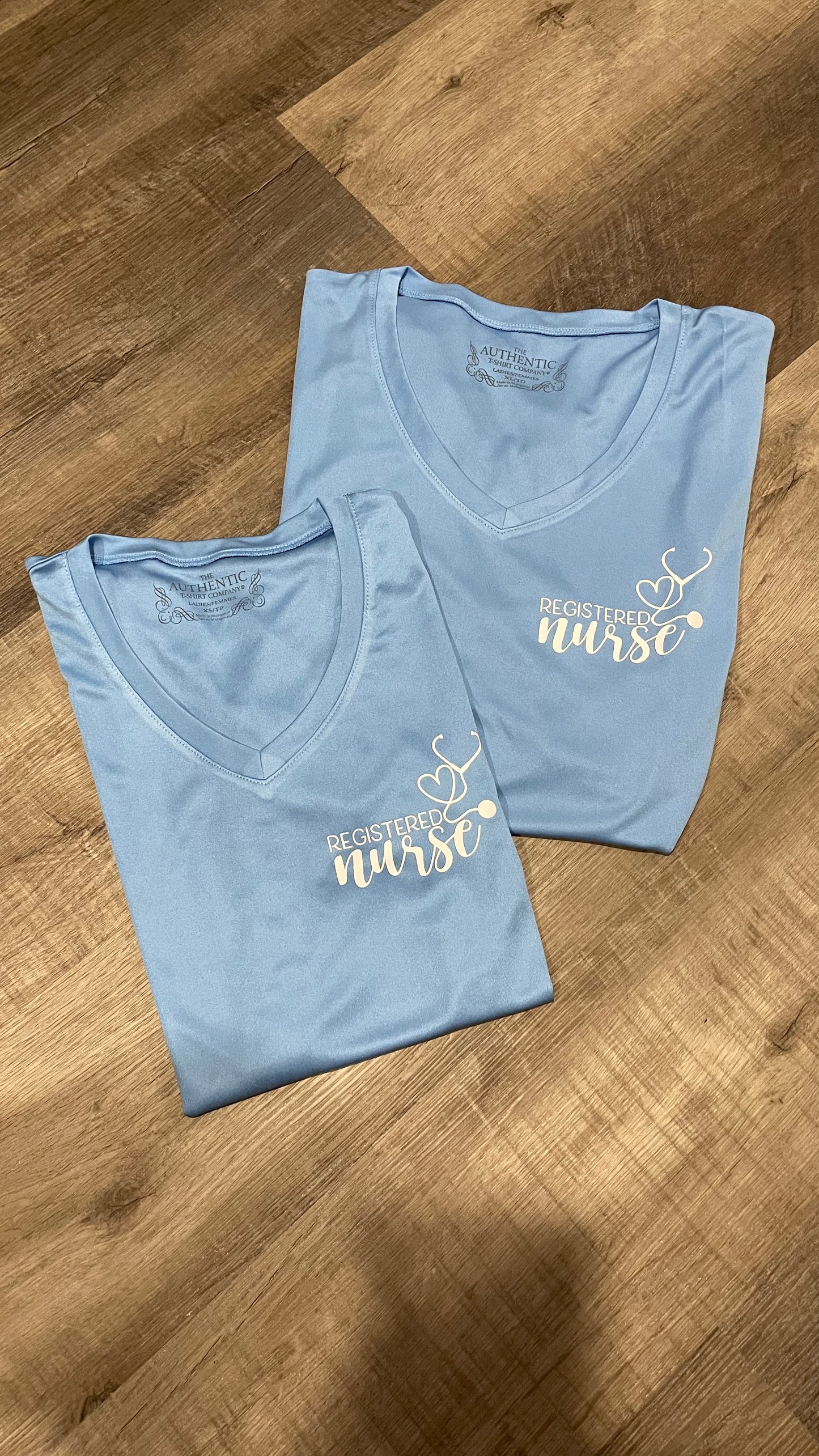 the OG registered nurse tee - carolina blue/white